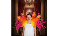 Feather Shoulder Accessory Colorful Feather Shrug Shoulder Strap Dramatic for Festivals