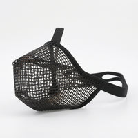 Breathable Dog Muzzle with Mesh Basket Lightweight Mesh Dog Muzzle Comfortable Mouth Cover Secure for Vet Visits