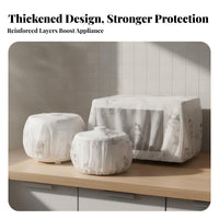 Dustproof Non-Woven Dust Cover Thickened Material Kitchen Appliance Cover Oil-Proof for Homemakers, Homeowners, Storage, Pantry, Moving
