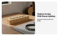 Wooden Guitar Pick Holder Solid Wood Wooden Guitar Pick Box Compact and Portable