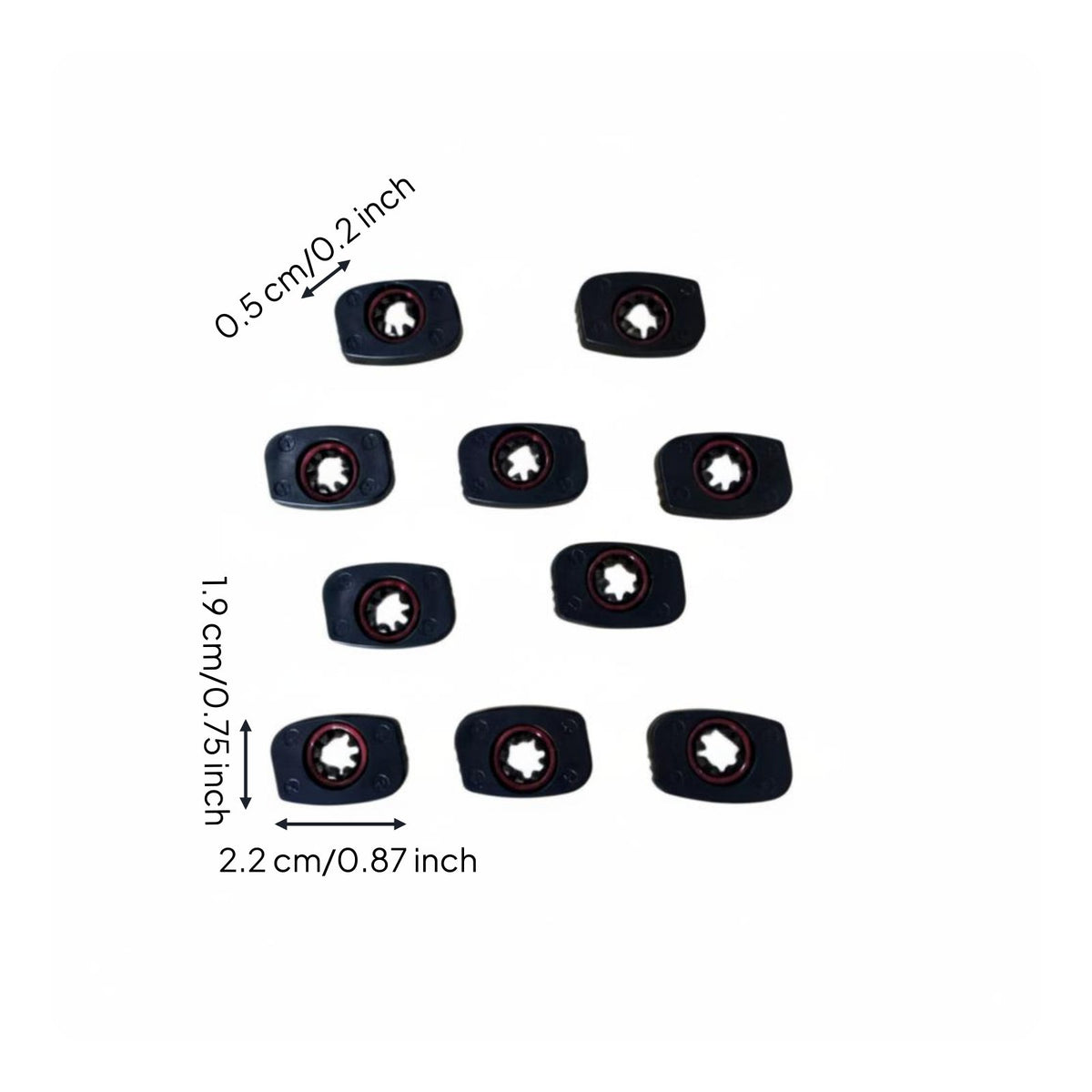 10 Pieces Drum Tension Rod Retainer Easy Installation Drum Tuning Lock Musical Instrument Accessory for Drummers