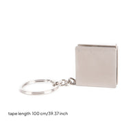 Retractable Keychain Tape Measure Metal Tape Measure with Key Loop Compact Tool Mini for Diyers, Crafters, Everyday Carry, Crafts, Office
