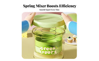 Food-Grade Material Greek Yogurt Strainer Reusable Yogurt Filter Container Easy to Clean Whey Filtering Jar Large Capacity for Health Enthusiasts, Home Cooks, Meal Prep