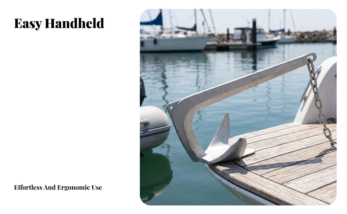 Solid Claw Bruce Anchor with Perforated Shank for Boats