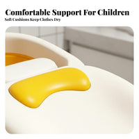 Portable Foldable children's Shampoo Bather Easy Storage Foldable Baby Hair Washing Bed Non-Slip children's Hair Washing Chair Ergonomic Design for Infants, Toddlers, Parents, Bath Time, Bathroom, Home