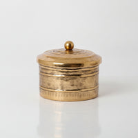Lidded Decorative Jar Compact Storage Jar with Lid Long Aluminum Container with Lid for Dresser