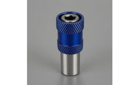 Hex Shank Chuck Adapter Knurled Grip Drill-to-Hex Adapter Power Tool Part Metal Cylindrical