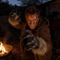 Halloween Werewolf Claw Gloves for Adult Cosplay Party