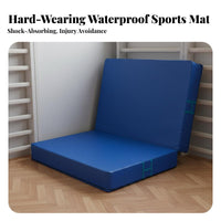 Gymnastics Tumbling Mat Impact Absorption Thick Crash Landing Pad Sturdy Vinyl Cover Thick Cushion for Gymnasts, Dancers, Gym, Gymnasium, Dojo