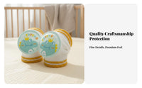 2 Pieces Infant Crawling Knee Pads Soft Cushion Infant Knee Pads Skin-Friendly for Young Children, Gift Donors, Learning to Walk, Activity Time