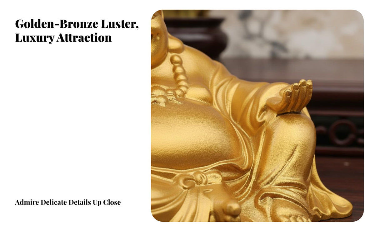 Business Opening Gift Brass Prosperity Statue Chinese Feng Shui Decor Chinese Wealth Talisman for Homeowners, Shop, Living Room, Home, Office