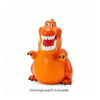 Cartoon Dinosaur Piggy Bank Glossy Dinosaur Money Bank Decorative Figurine Safe for Boys, Girls, Desk, Nursery