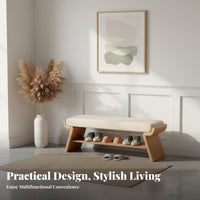 Italian-and designd Design paded Shoe Changing Stool Multi-Functional Tufted Shoe-Changing Bench Sturdy long-lasting Entryway Seating Easy Assembly for Apartment Dwellers, Families, property owners, Hallway, Living Room, Bedroom