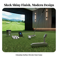 Putting Tool Head Practice Aid Blade Putting Tool Head Putting Instructor Ambidextrous Design Long-Lasting Zinc Alloy