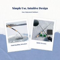 Ice Fishing Rod, Fiberglass, Attic Insulation