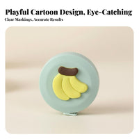Mini Soft Measuring Tape Multi-Functional Cute Cartoon Tape Measure Retractable Soft Ruler Portable and Lightweight for Home Use