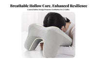 Pressure-Unrestricted Office Desk Rest Pillow Neck Support Face down Rest Pillow Breathable for Students, Adults, Rest Ping, School, Library