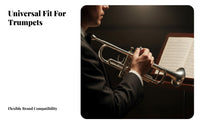 Trumpet Finger Loop Screw Knurled Head Shiny Trumpet Fixing Screw Easy to Install Brass Instrument Part for Cornet Instrumentalists, Instrumentalists