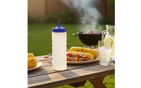Sauce Squeeze Bottle with Nozzle Translucent Sauce Dispenser Accurate for Chefs