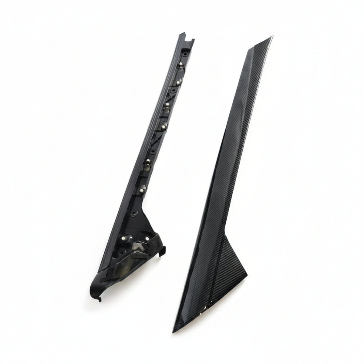 Exterior Windshield Trim Molding Black Windshield Molding Factory Fit Outer Trim Easy to Install