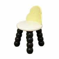 Sturdy Support Arch Leg Stool Cute Chubby Design Household Furniture Multi-Functional Footrest Wide Legs for Children, Office Workers, Home-Based Professionals, Living Room, Bedroom, Entryway, Under Desk
