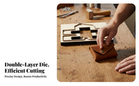 Double Tier Wallet Pattern Blade Wallet Making Pattern Card Holder Cutting Die Long-Lasting Card Holder Die Cutter