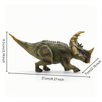 Dinosaur Figurine with Movable Jaw Collectible Tyrannosaurus Rex Figure Prehistoric Animal Figure Sculpted Prehistoric Animal
