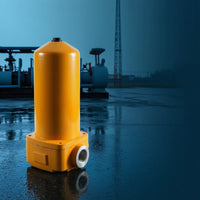 Cylindrical Fuel Filter with Steel Core Direct Fit Oil Water Separator Heavy-Duty Compact for Workshop Technicians