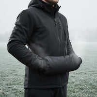 2 Pieces Windproof Football Hand Warmer Pouch Waterproof Football Hand Warmer Adjustable Belt Water Resistant for Athletes, Cold Training