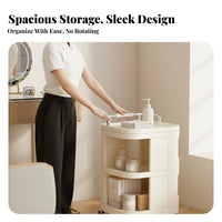 Cosmetic Storage Trolley Lockable Casters Multi-Tier Beauty Trolley Wheels with Brakes Rolling Makeup Cart for Students, Salon, Dressing Room, Bedroom