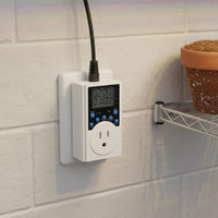 Large LCD Screen Programmable Outlet Timer Low Standby Power Countdown Timer Socket