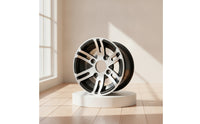 Rims with Multi-Spoke Face Machined Aluminum Wheel Rims Tough Components for Go-Karts Racers, Unpaved Terrain