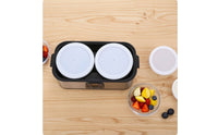Digital Automatic Yogurt Maker Stainless Steel Yogurt Maker with Glass Cups Time Controlled Appliance Compact for Countertop
