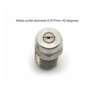 Rust-Resistant 1/4 Inch Male Thread Nozzle Long-Lasting High-Pressure Fan Nozzle Easy to Install for Professionals, Dust Suppression
