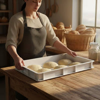 Rectangular Proofing Box with Lid Food-Grade Yeast Box with Lid Translucent Yeast Proofing Container Lidded for Bakers, Bakery, Kitchen