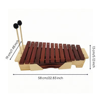 Wooden Xylophone Classroom Xylophone Sturdy Percussion Instrument for Music Lessons