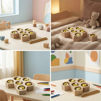 Bee Catching Game Educational Beehive Sorting Toy Educational for Homeschool