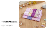 Ita Bag Decoration Ribbons DIY Crafting Flower Making Ribbon Kit Patterned Craft Ribbon Set Assorted Designs Variety Pack