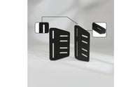 Bed Frame Adapter Brackets Adjustable Headboard Attachment Brackets Headboard Attachment Bracket Slotted Bedpost Mounting Plates