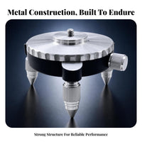 Metal 360 Rotating Laser Level Base Adjustable Laser Level Base Compact Fine Tuning Tripod Adapter Robust