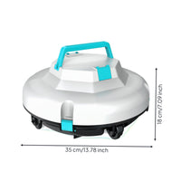 Robotic Pool Cleaner Automatic Pool Robot Waterproof Cordless for Homeowners
