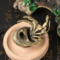Hermit Crustacean Figurine Textured Tea Pet Realistic Tabletop Decor for Shelf