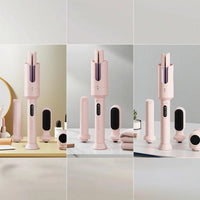 Hair Styling Device with Interchangeable Heads Multifunctional All-Purpose Hair Styling Tool Portable Air Styling Tool for Commuters, Travel