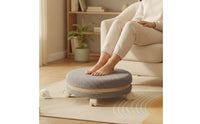 Low Rolling Stool with Backrest Padded Roller Stool Chair Soft Furniture for Kids, Bedroom