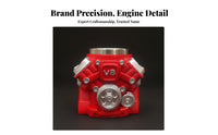 V8 Engine Mug Unique Design V8 Automotive Drinkware Mug Creative Gift Stainless Steel Lined Cup for Mechanics, Husbands, Man Cave, Garage, Workshop