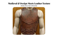 Single Pauldron Harness Medieval and design Shoulder protective gear Nordic raider Inspired for guys