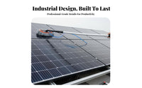 Photovoltaic Panel Cleaning Brush Non-Scratch Filament S Photovoltaic Panel Brush Multifunctional Telescopic Cleaning Pole for Homeowners