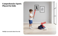 Indoor & Outdoor Use Kids Baseball Hitting Set Family Fun Automatic Baseball Pitching Machine Safe & Long-Lasting for Girls, Backyard, Lawn
