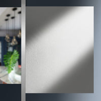 Window Film Privacy for Home Office, Frosted Geometric PET Material, Bathroom Window Stickers, Modern Minimalist Window Frosting Film 150cm Width