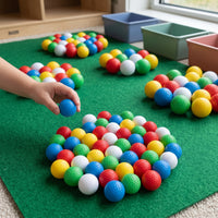 Toy Golf Balls for Children's Backyard Fun and Learning, Unisex Plastic Set